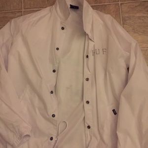 HUF Windbreaker,(Small men), (White)